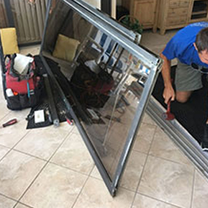 sliding glass door frame repair Vandenberg Village